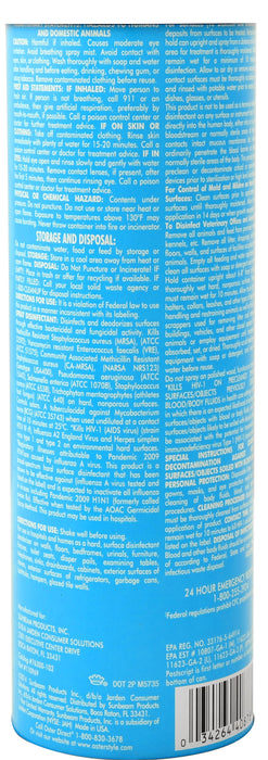 Oster Spray Disinfectant, 16 oz -   