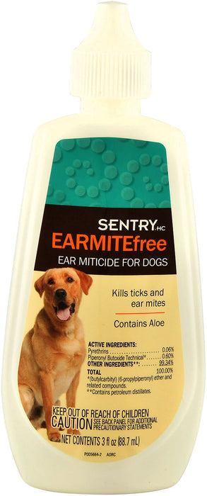 Sentry Earmite Free Ear Miticide for Dogs -   