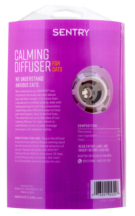 SENTRY® Calming Diffuser Kit & Refills for Cats - Calming Diffuser Kit for Cats  