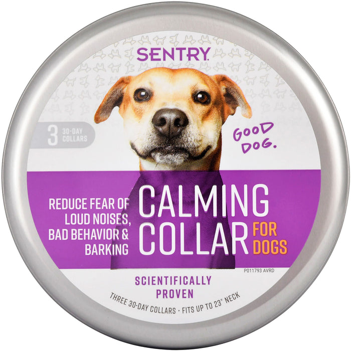 SENTRY Calming Collars for Dogs, 3 Pack - Sentry Dog Calming Collar, 3 pack  