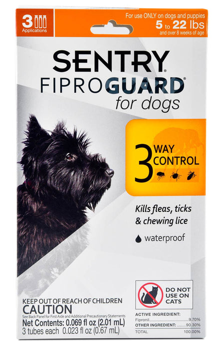 FiproGuard for Dogs - FiproGuard 4 to 22 lb - 3 months  