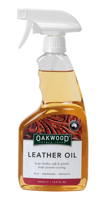 Oakwood Leather Oil Spray - Jeffers - Horse Supplies > Riding Apparel & Accessories > Leather Care