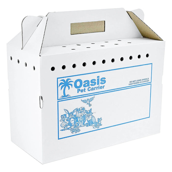 Oasis Disposable Pet Carrier - 010AHS-PET-PC-1 - Small - 10" L x 11.75 "H x 5.5" W - Single - White - 2