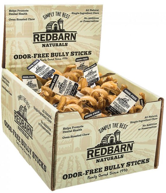 Odor - Free Mini Bully Springs - Jeffers - Dog Supplies > Dog Treats > Bully Sticks