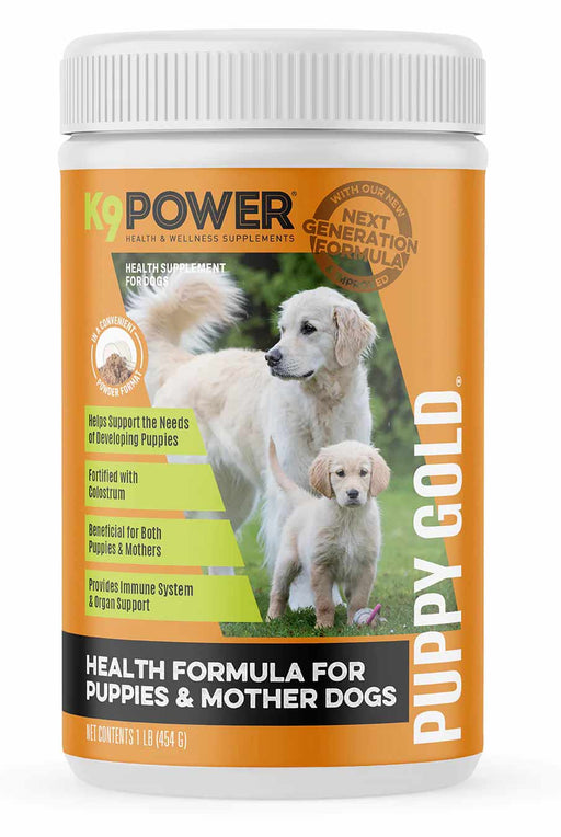 K9 Power Puppy Gold Health Formula for Puppies & Mother Dogs - 1 lb Puppy Gold  