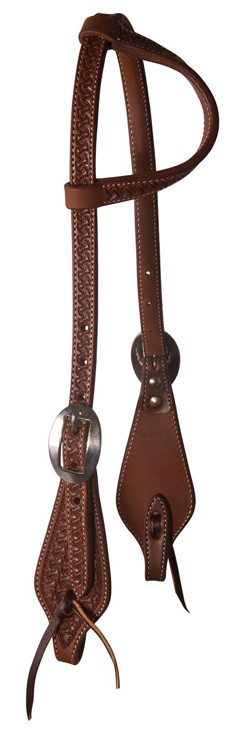 Oiled Windmill One Ear Headstall - Jeffers - Horse Supplies > Horse Tack > Bridles & Headstalls