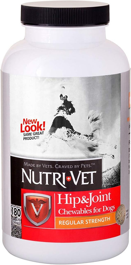 Nutri-Vet Hip & Joint Regular Strength Chewables for Dogs - 180 count Nutri-Vet Hip & Joint Regular Strength Chewables  