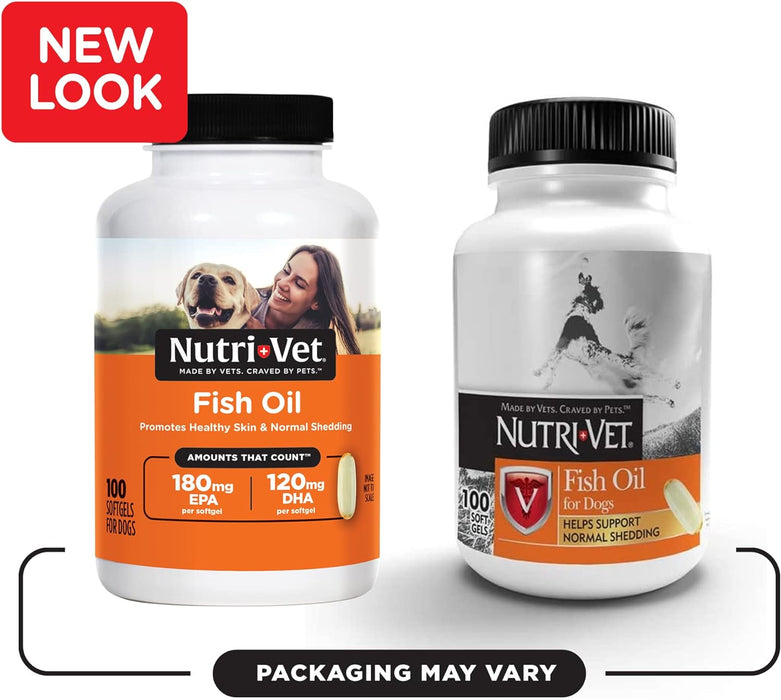 Nutri-Vet Fish Oil Soft Gels -   