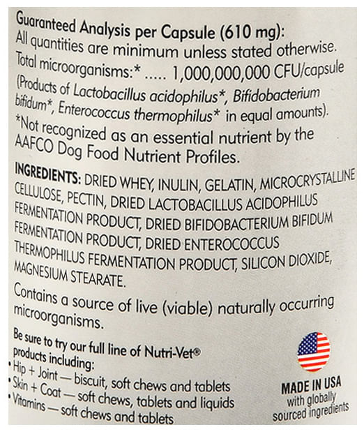 Nutri-Vet Probiotics for Dogs -   