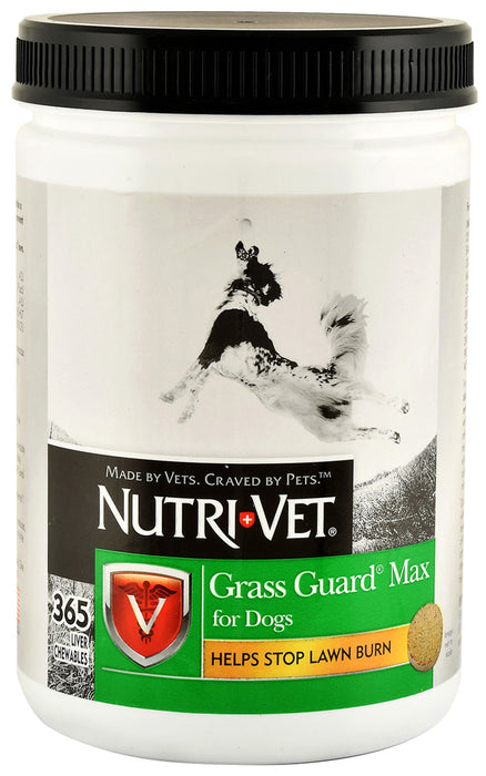 Nutri-Vet Grass Guard Max for Dogs Liver Flavor Chewables - 365 count Nutri-Vet Grass-Guard Max  