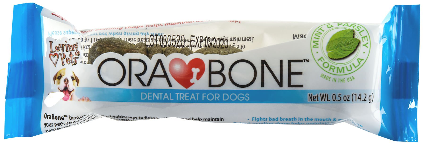 Ora-Bone Dental Dog Treats, Individually Wrapped — Jeffers