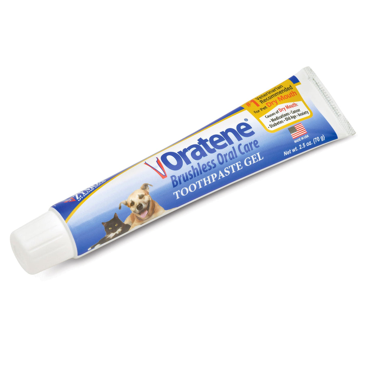 Oratene Brushless Toothpaste Gel for Dogs and Cats by Zymox — Jeffers