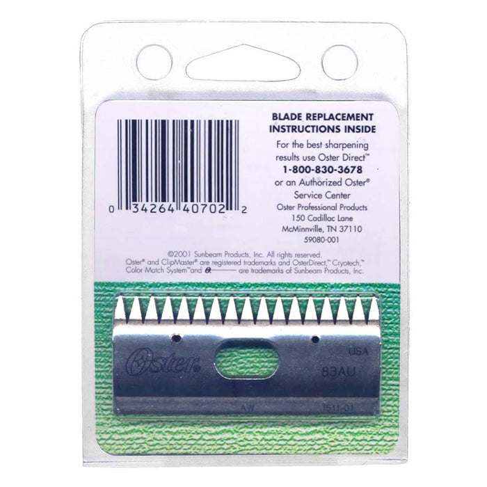 Oster Clipmaster 83AU + 84AU Blade Combo Pack - O3U4 - 3