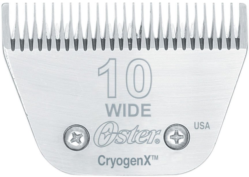 Oster® 10 Extra Wide CryogenX Grooming Clipper Blades — Jeffers
