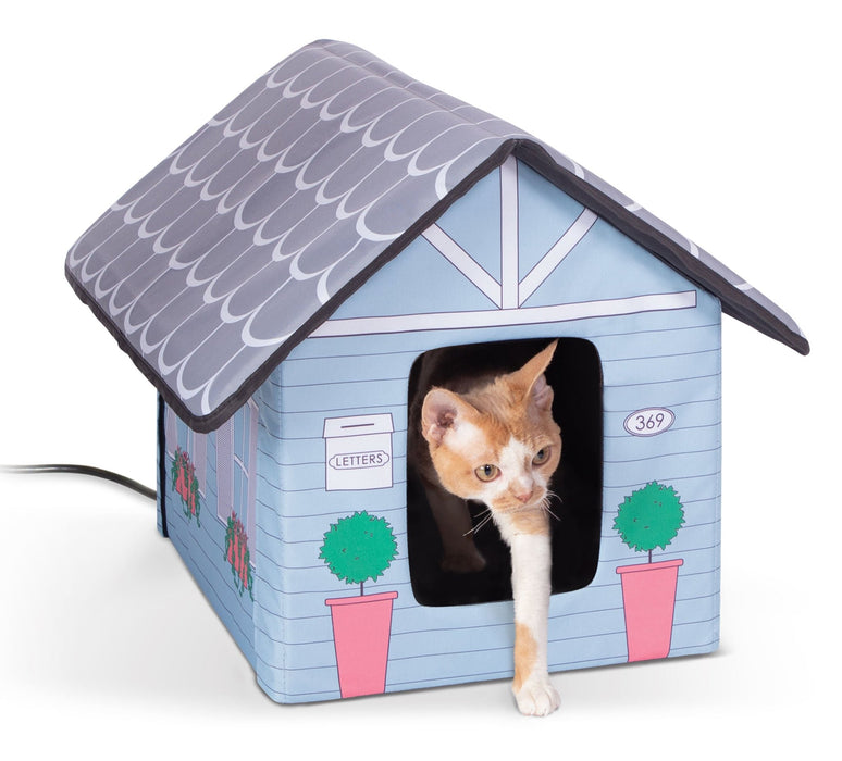 Outdoor Heated Kitty House - Jeffers - Animal & Pet Supplies > Pet Heating Pads