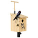 Outdoor Tree Swallow Bird House - BBTC - Black & Wood - 1