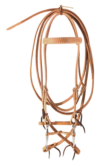 Oxbow Tack Complete Bridle w/ Copper Tom Thumb - Jeffers - Horse Supplies > Horse Tack > Bridles & Headstalls