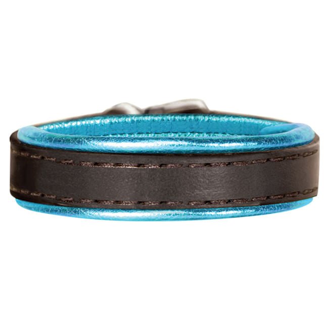 Padded Metallic Leather Bracelet with Engraved Plate - Jeffers - Horse Supplies > Riding Apparel & Accessories