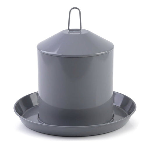 Painted Double Wall Waterer, 8 L ( 2 Gallons) - GAUFH - Gray - 8 L - 1