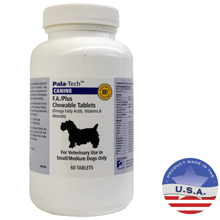 Pala - Tech Canine F.A./Plus For Dogs, 60 Ct - Jeffers - Animal Health & Wellness > Skin & Coat Care