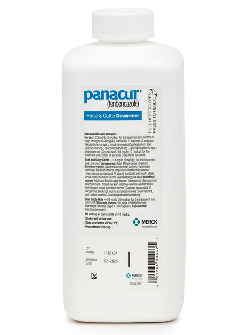 Panacur Suspension 10% for Horses and Cattle - Jeffers - Animal Health & Wellness > Medicine