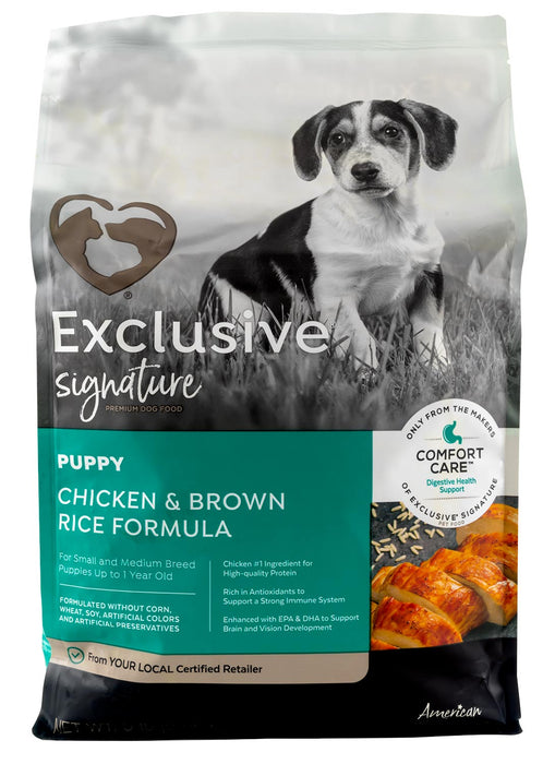 Purina Exclusive Puppy Food, Chicken/Brown Rice - 5 lb Purina Exclusive Puppy Food, Chicken/Brown Rice  