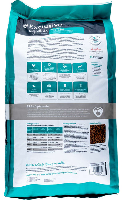 Purina Exclusive Puppy Food, Chicken/Brown Rice - 30 lb Purina Exclusive Chicken/Brown Rice Puppy Food  