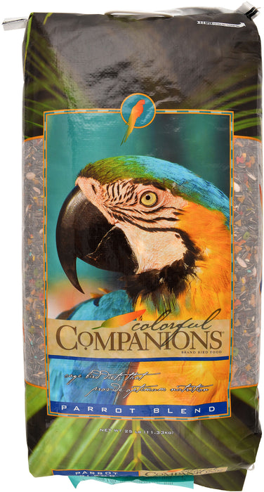 Colorful Companions Parrot Feed, 25 lb -   