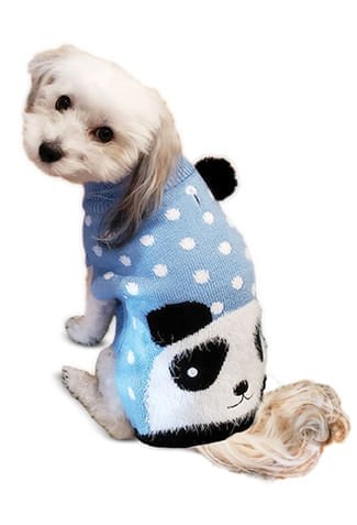 Panda Motif Dog Sweater - Jeffers - Dog Supplies > Dog Apparel