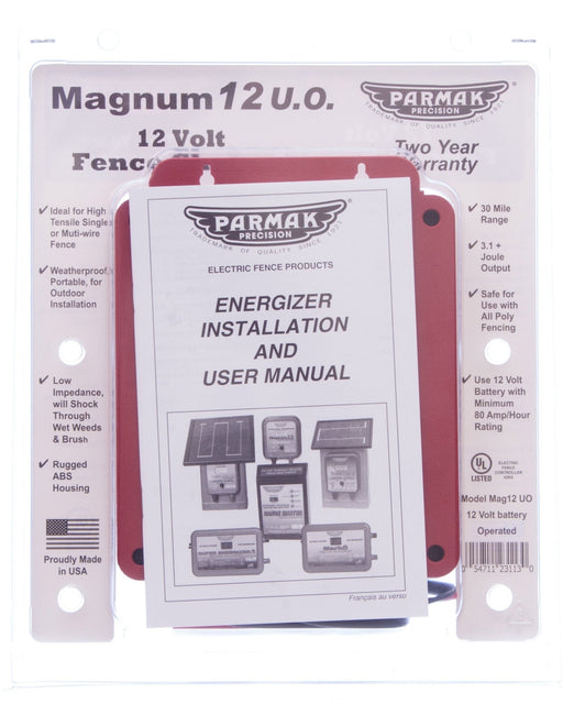 Parmak Magnum 12 U.O. (12v Fence Charger) - Jeffers - Farm & Ranch Supplies > Fencing & Barriers