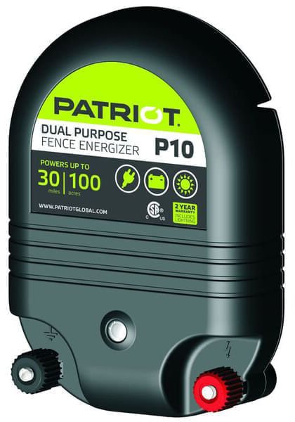 Patriot P10 Dual Purpose Energizer - Jeffers - Farm & Ranch Supplies > Fencing & Barriers