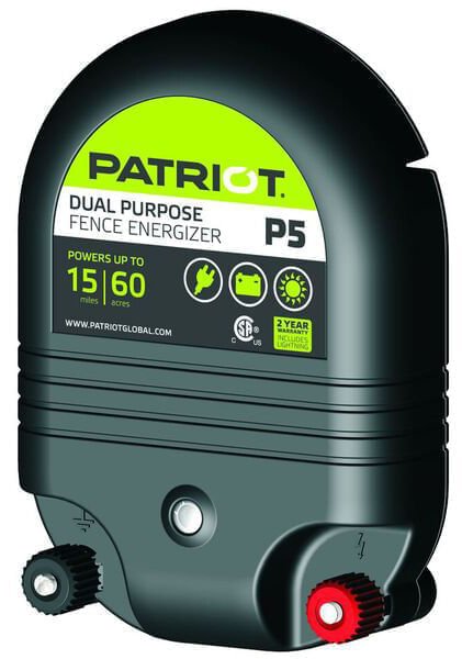 Patriot P5 Dual Purpose Energizer - Jeffers - Farm & Ranch Supplies > Fencing & Barriers