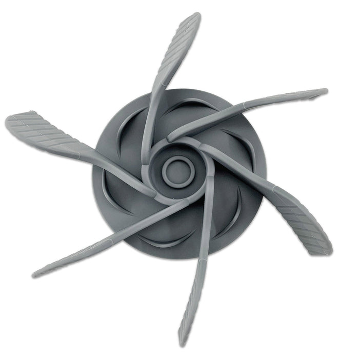 Paw Puzzle Slow Feeder Dog Bowl Insert - NP233 - Gray - XLarge, 8" - 1 - 7