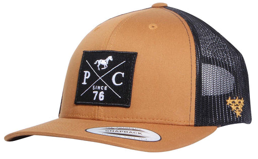 PC 2 - Tone Trucker Hat, Caramel/Black - Jeffers - Men > Men's Caps, Belts, Buckles