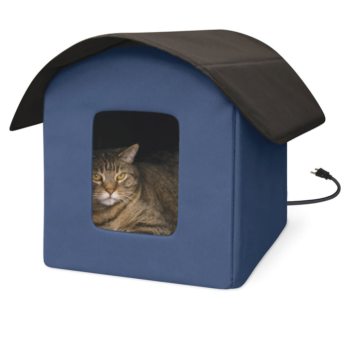 K&H Heated Outdoor Cat House -   