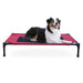 Elevated Dog Bed, Large - Barn Red  