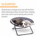 K&H Pet Products Elevated Cozy Cot Color Gray