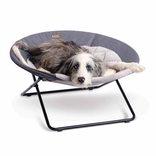 K&H Pet Products Elevated Cozy Cot Color Gray