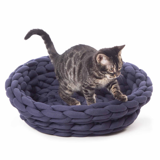 K&H Pet Products Knitted Pet Bed Color Navy