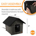 K&H Outdoor Heated Cat House -   