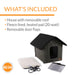 K&H Outdoor Heated Cat House -   