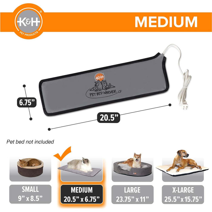 K&H Pet Products Pet Bed Warmer Color Grey