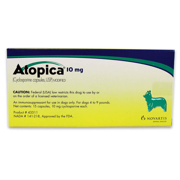 Rx Atopica for Dogs - Atopica for 4-9 lb Dogs, 15 ct  