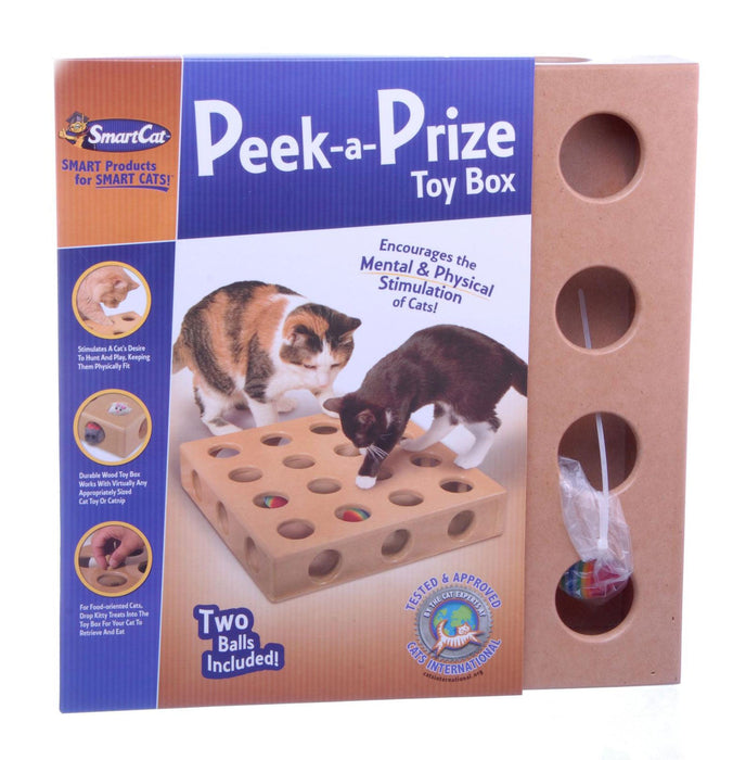 Peek - A - Prize Toy Box - Jeffers - Cat Supplies > Cat Toys