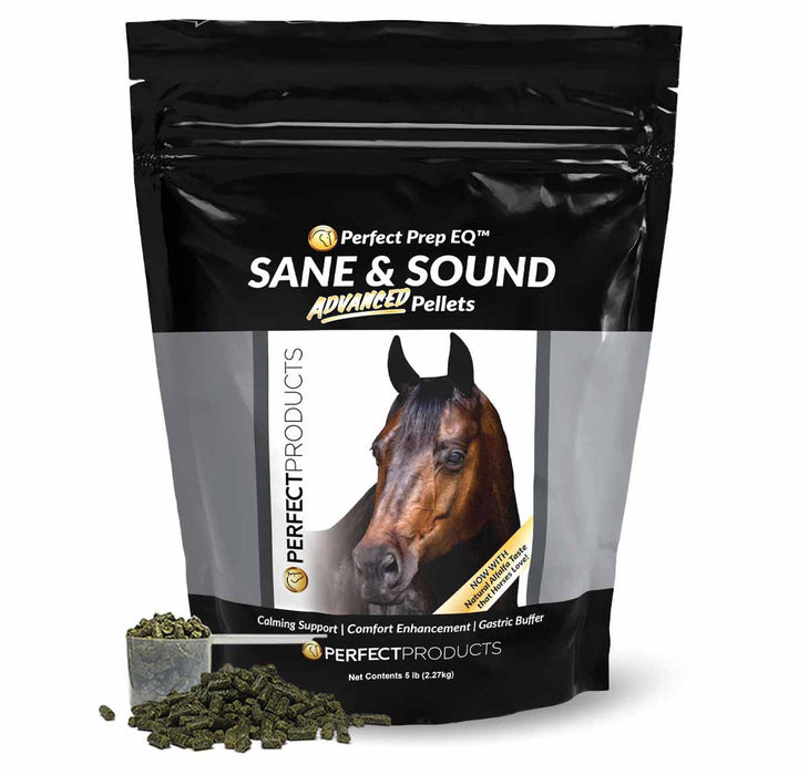 Perfect Prep EQ Sane & Sound Calming Pellets for Horses - PEPBF - 5 lb Bag - 3