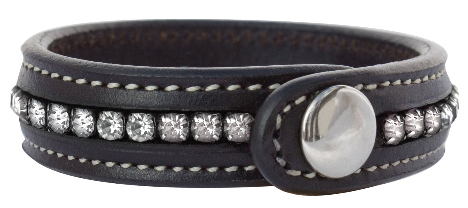 Perri's Crystal Leather Bracelet - Jeffers - Horse Supplies > Riding Apparel & Accessories