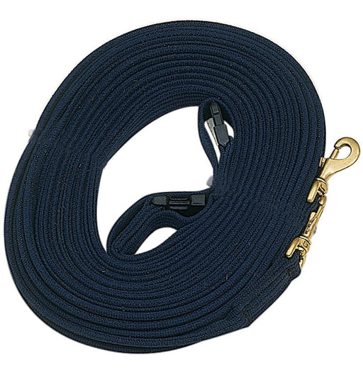 Perri's Long Lines, 30', Black - Jeffers - Horse Supplies > Horse Tack