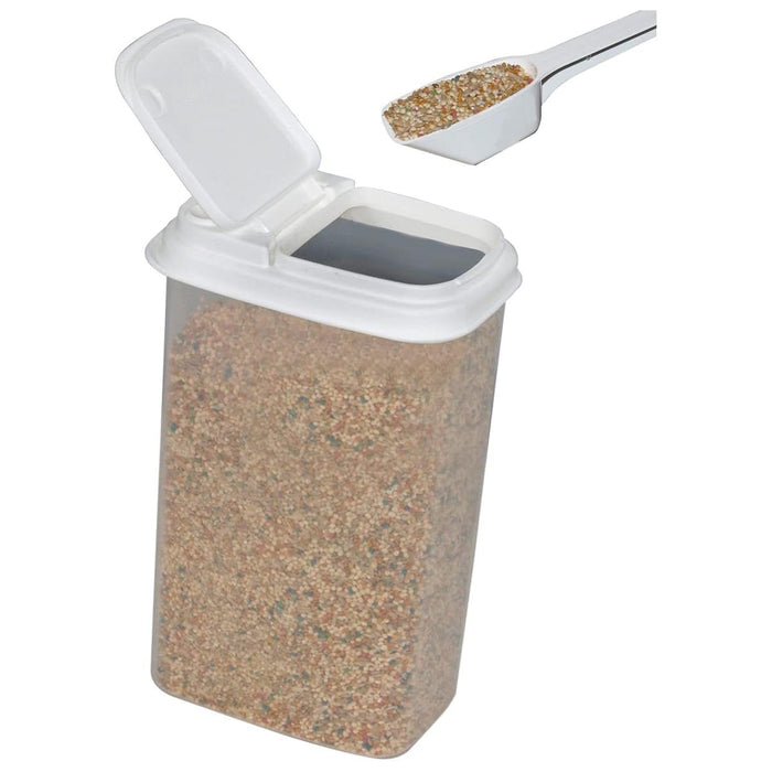 Pet Food Keeper - BU2P - White Lid / Clear Base - 1.6 qt - 1 ct - 2