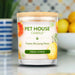 Pet House Candle, 9 oz – Pet Odor Eliminating, Non - Toxic, Long - Lasting, Hand - Poured in USA - PHC2 - Fresh Citrus - 9 oz - 1 ct - 5