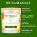 Pet House Candle, 9 oz – Pet Odor Eliminating, Non - Toxic, Long - Lasting, Hand - Poured in USA - PHC2 - Fresh Citrus - 9 oz - 1 ct - 4